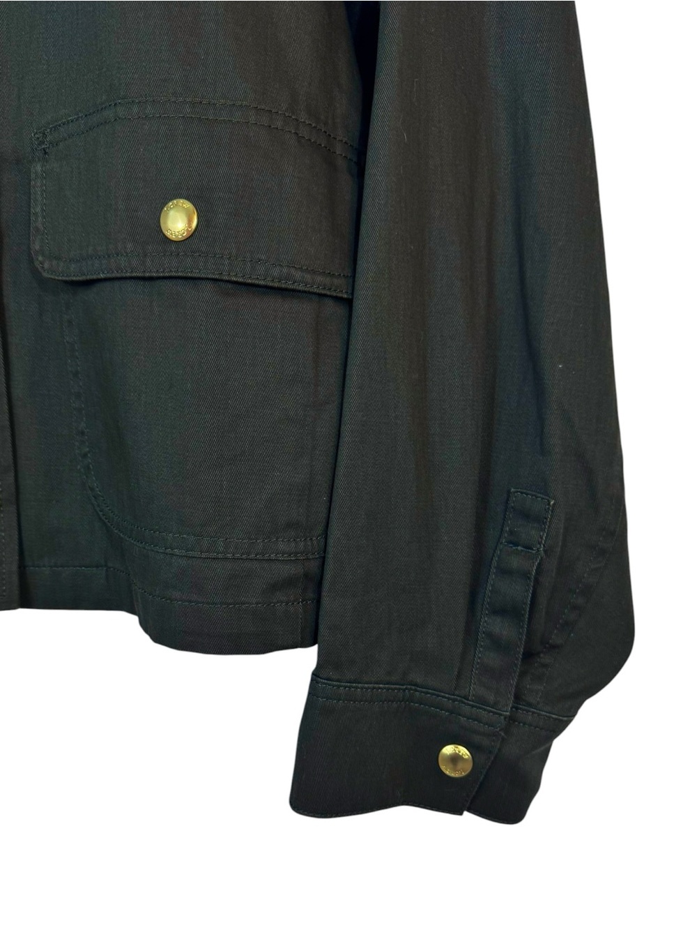 J. Crew Factory Classic Field Jacket in Olive and Brown Large NWT - Picture 6 of 12